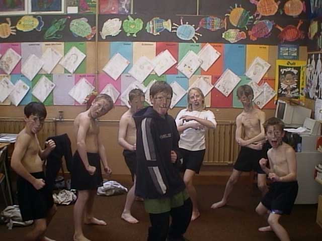 Maori war dance.